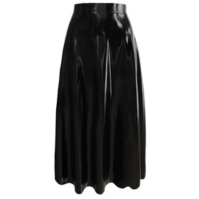 Atsuko Kudo Latex Alejandra Skirt in Supatex Black