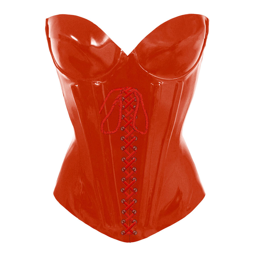 Couture Latex Candy Cup Corset