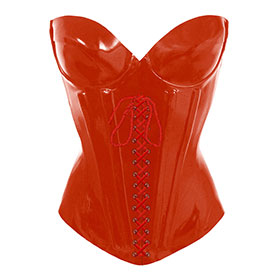 Couture latex rubber Suspenders, Corsets & Belts Handmade in