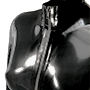 Atsuko Kudo ラテックス フロントジップ キャットスーツ in Supatex Black | アツコクドウ