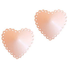 Atsuko Kudo Latex Heart Shaped Pasties in Supatex Baby Pink