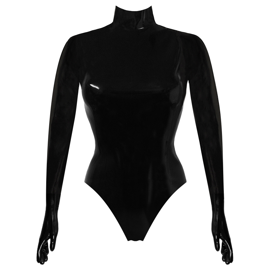 Atsuko Kudo Latex Joy Bodysuit in Black