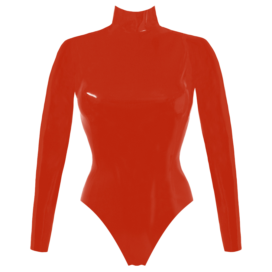 Atsuko Kudo Latex Joy Bodysuit in Red