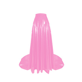 Atsuko Kudo Latex Munroe Skirt in bubblegum pink