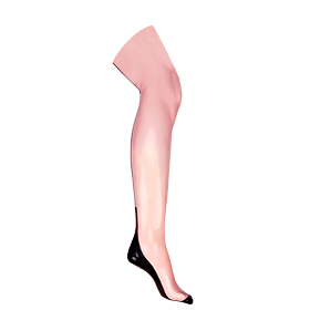 Atsuko Kudo Latex Over Knee Socks in ST Pink