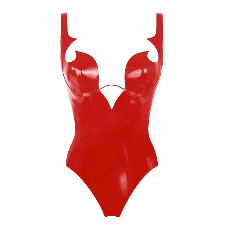 Atsuko Kudo Latex  in Red