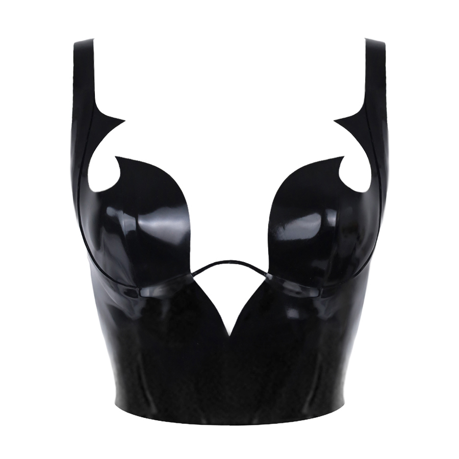 Atsuko Kudo Latex Paris Burning  W Top in Black