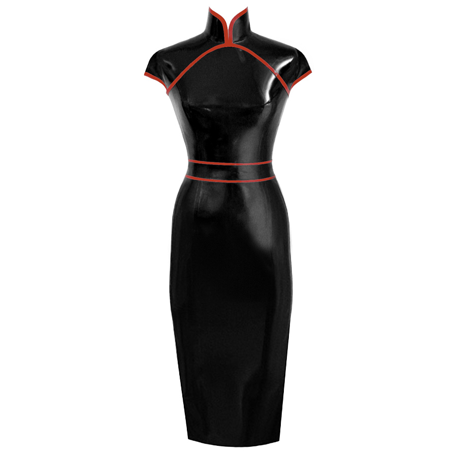 Atsuko Kudo Latex  in Black / Red