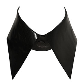 Atsuko Kudo Latex Smart Collar in Supatex Black