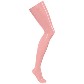 Atsuko Kudo Latex Stockings hold up tabs in Supatex Pink