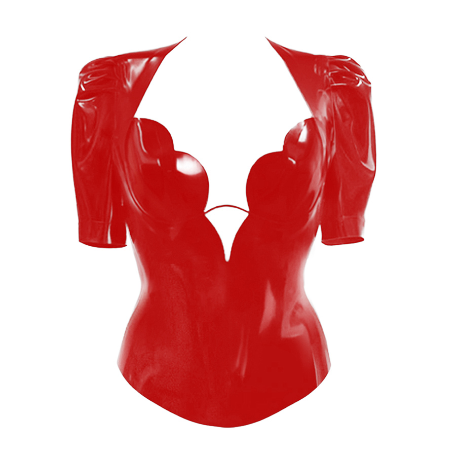 Atsuko Kudo Latex  in Red