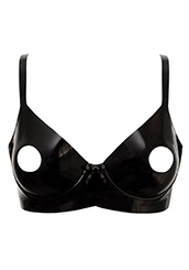 Shop Bespoke Latex Peep Hole Bra | Atsuko Kudo