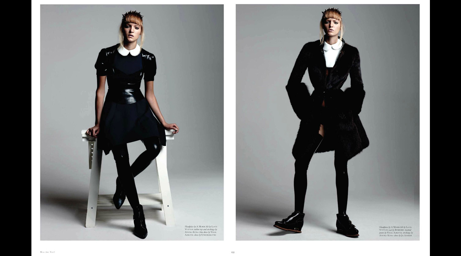 Atsuko Kudo latex featured in Black Magazine | Latex Fashion