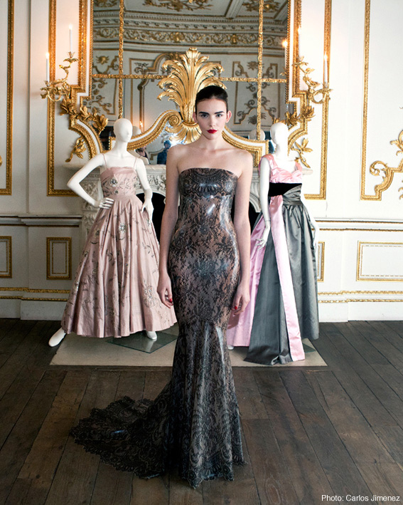 Ballgowns: British Glamour Since 1950' exhibition at V&A museum