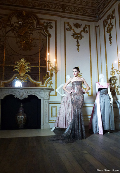 Ballgowns: British Glamour Since 1950' exhibition at V&A museum